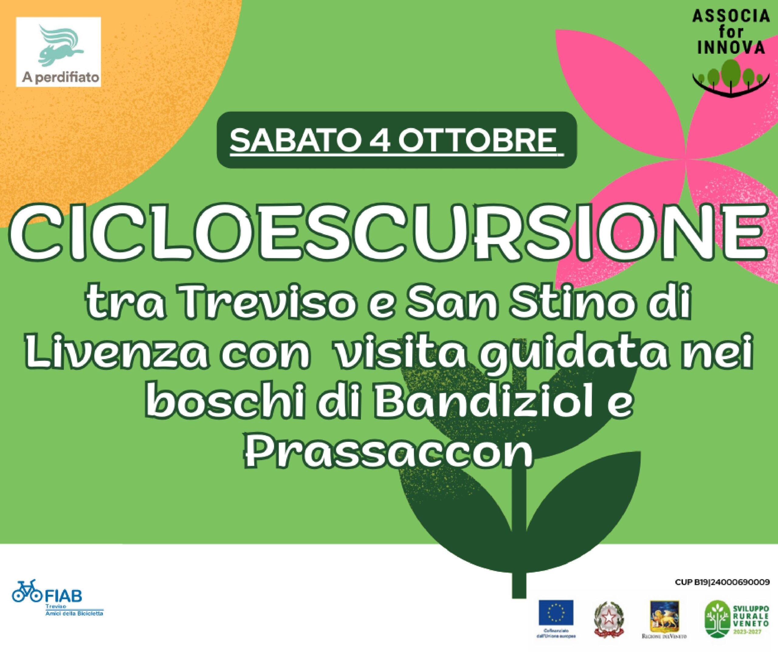 Cicloescursione tra Treviso e San Stino con visita guidata nei boschi di Bandiziol e Prassaccon