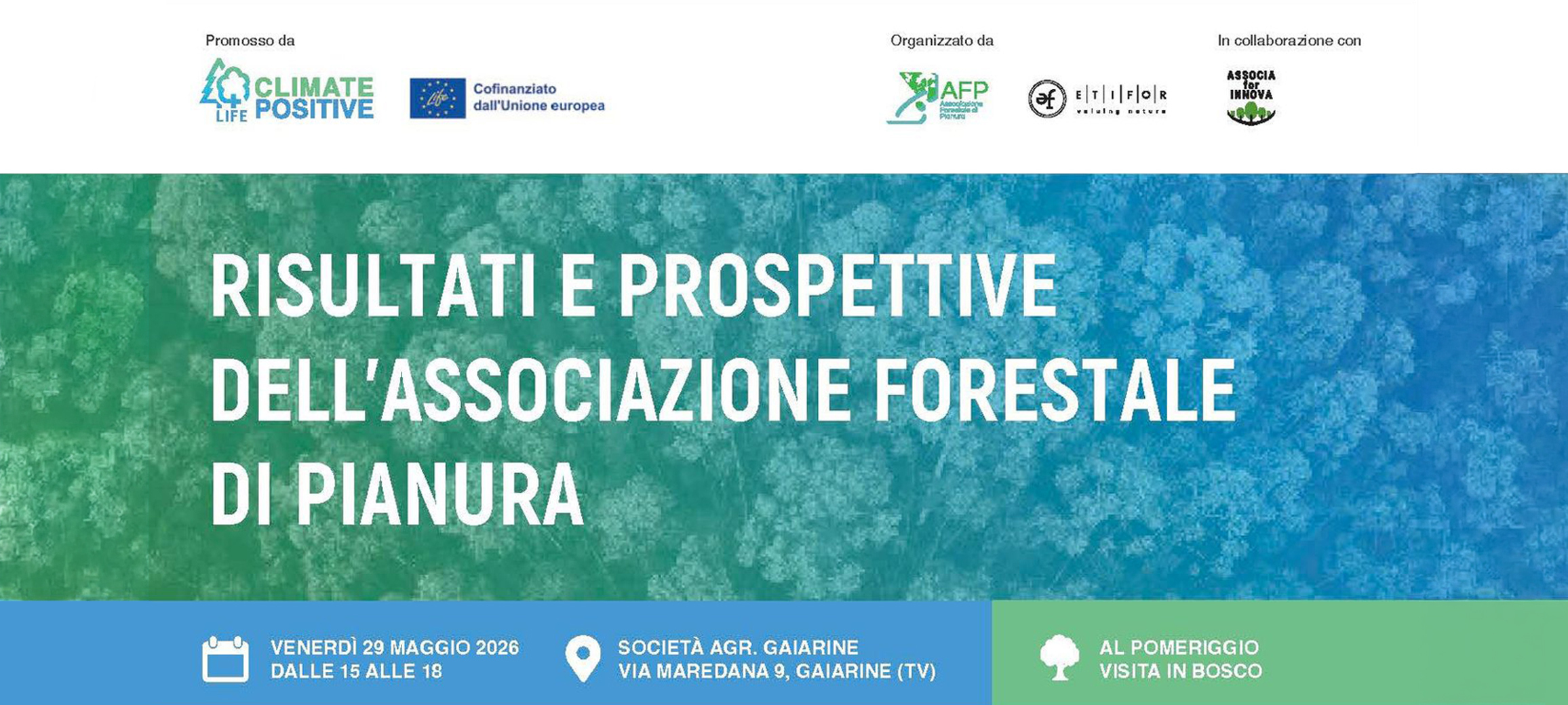 Assemblea dei soci 2026 “Risultati e prospettive dell’Associazione Forestale di Pianura”