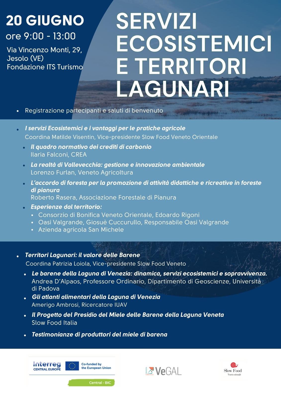 Convegno sui servizi ecosistemici e i territori lagunari